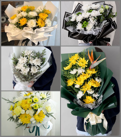 江苏南京高淳区砖墙镇夹沟社区白事花束代送
